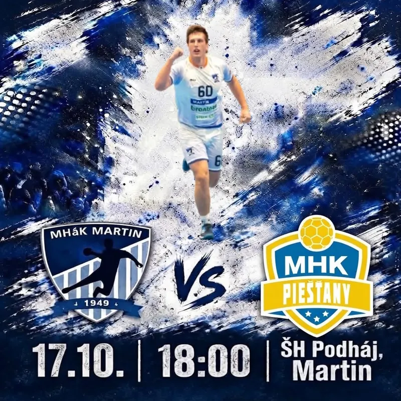 Pozvánka na zápas MHáK Martin proti MHK Piešťany 17. 10. o 18.00 v Športovej hale Podháj